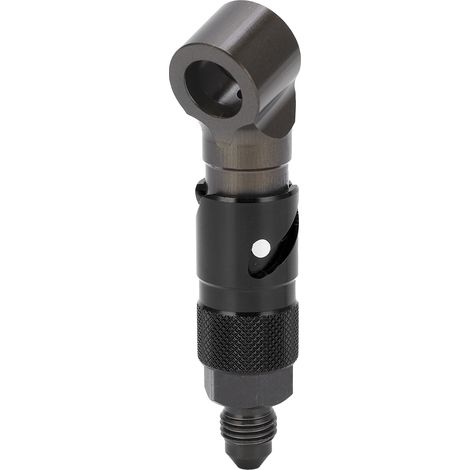 Raccord Rapide de Conduite de Frein Adaptateur Courbe Universel pour Tuyau d'Huile Carburant Fluide Noir (1/5)