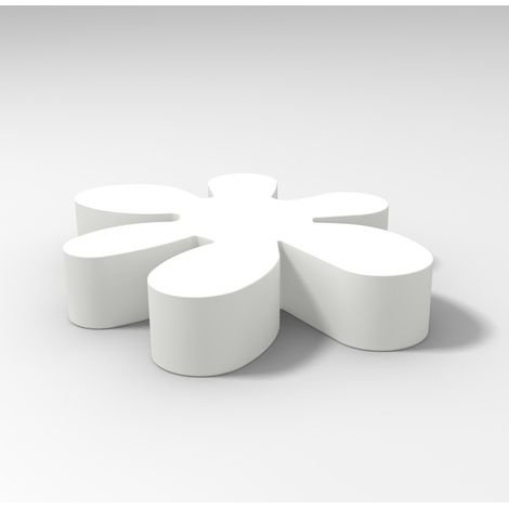 Espositore pedana espositrice da 100 cm in polietilene bianco lucido mod. Floris (1/2)