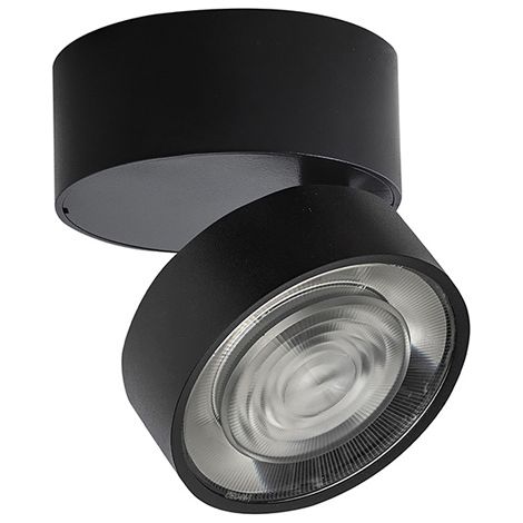 Applique/Plafoniera LED serie HOLE 7W 3000K CRI90 Total Nero - Illuminazione Interni Alta Efficienza - Rossini Illuminazione (1/5)