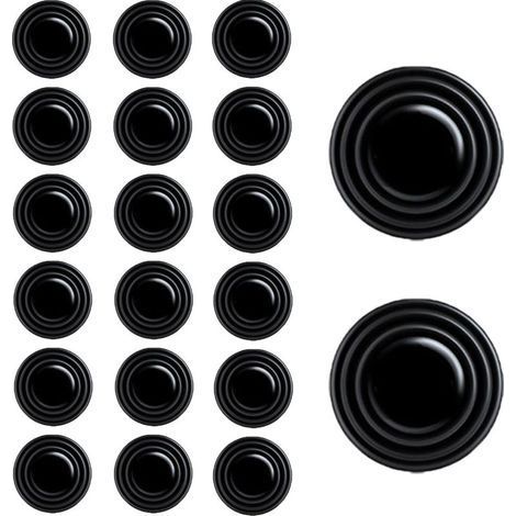 20Pcs Amortisseur Porte Voiture,Protections pour portières auto,Autocollants Insonorisés Porte Universel Anti-Collision Pare-Chocs pour Absorption des Chocs de Voiture Isolation phonique (1/5)