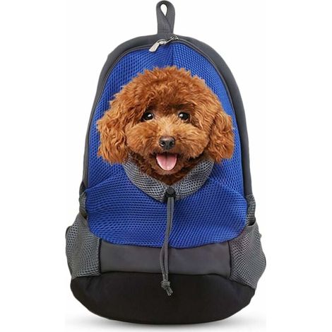 Dog Carrier Backpacks Small Puppy Carrier Pet Travel Backpacks, 403527CM, Blue (1/5)