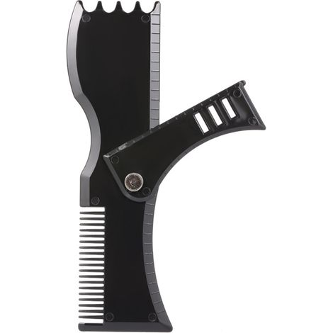Peine giratorio de 360° para dar forma y estilizar la barba.