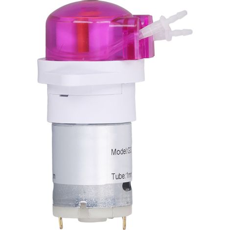 Pompe péristaltique 5000 tr/min, débit 12 ml/min, tube de 1 mm de diamètre intérieur et 3 mm de diamètre extérieur, excellente étanchéité, pompe doseuse pour micro-liquides, 24 V CC, 130 A