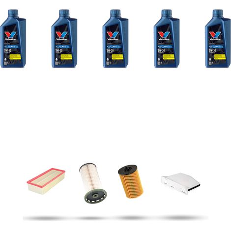 Kit tagliando 4 FILTRI e 5L OLIO compatibile con Skoda YETI (5L) 2.0 TDI 110Kw Dal 2015 (1/5)