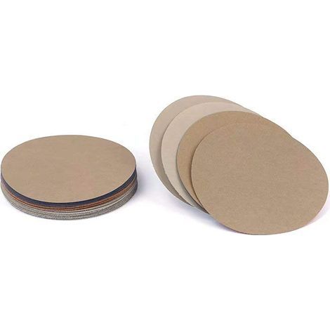Runde Nass- und Trockenschleifscheiben, Körnung 4000/5000/7000/10000, Klettverschluss, Schleifpapier, Schleifblatt, 20 Stück/Packung, 125 mm (5 Zoll), Sortiment (1/5)