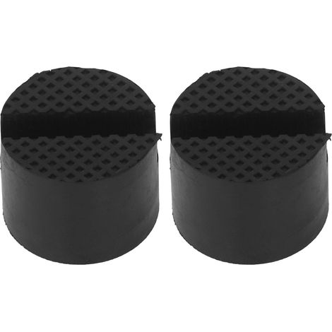 2 Stück Gummi-Wagenheberauflage mit Schlitzadapter, universell für PKW und SUV (1/5)