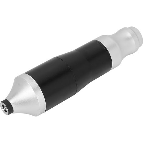 Stylo à tatouer rotatif en alliage d'aluminium avec interface CC, clip de fixation et cordon pour tatouage, machine à tracer et ombrer, argent et noir. (1/5)