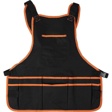 tablier de jardinage multifonctionnel et résistant, tablier à outils, tablier professionnel ajustable (1/5)