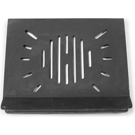 Support de grille pour poêles à cheminée Montafon de Wamsler - fonte - dimensions d'encastrement parfaitement adaptées