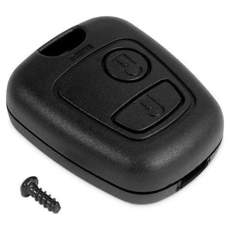 Coque de télécommande OCIODUAL 2 boutons sans lame, logo noir, compatible Peugeot 307 406 (1/5)