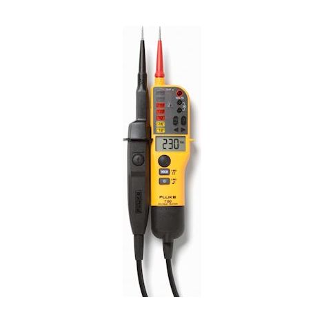 Fluke – Testeur de tension 2 pôles CAT III 690 V – Affichage LED-LCD – Détection de phase unipolaire – Test de continuité acoustique