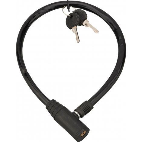 Antifurto Twisty con cavo in acciaio Ø 5 mm x 0,5 m, 2 chiavi – THIRARD (1/5)