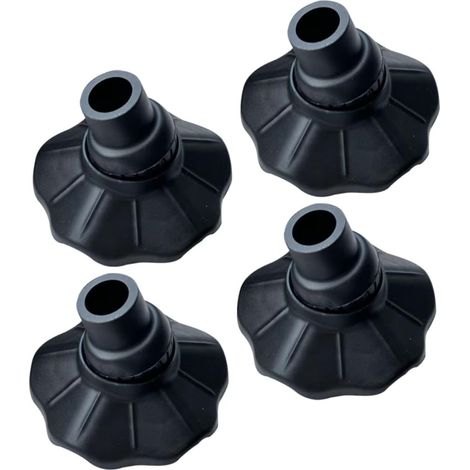Lot de 4 embouts de pieds de chaise de camping en nylon surface lisse (1/5)
