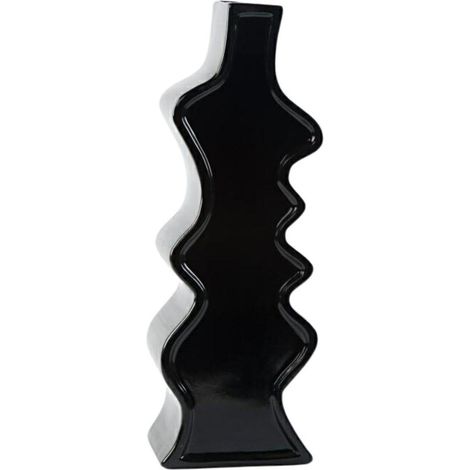 Vaso sagomato nero, 13H50 cm (1/2)