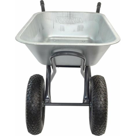 AWTOOLS TACZKA OGRODOWA  100L/130KG DWA KOŁA (1/3)