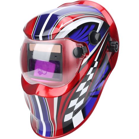 Casque de soudeur à masque intégral, écran à occultation automatique, protection soudure LED, coque résistante, soudage électrique, équipement de protection tête (1/5)