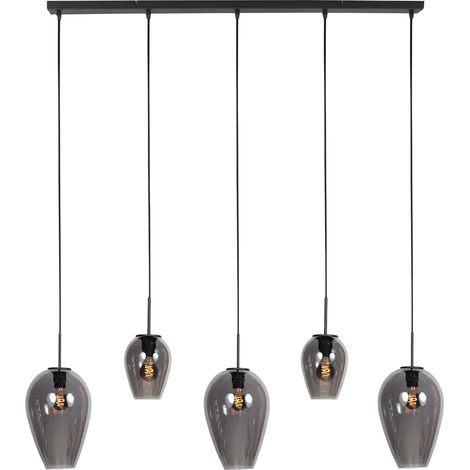 Mexlite - lámpara colgante - HaloSwap - negro - vidrio - gran (1/3)