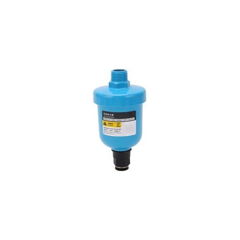 Valve de vidange automatique G1/2, couvercle en aluminium, filtre de compresseur d'air pneumatique en laiton, haute dureté (1/5)