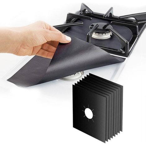Protecteur De Plaque De Cuisiniere - Tapis Anti-Dérapant En Fibre De Verre - Résistant À 260 °C - Pour Cuisinière À Gaz - 1 Pièce (1/4)