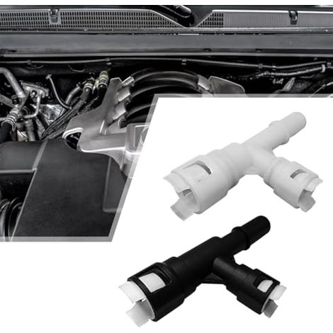 Lot de 2 raccords de tuyau de chauffage de voiture 15055343 15055342 800-413 800-413CD, joint de tuyau de jonction de tuyau de refroidissement compatible avec certaines Cadillac Chevrolet (1/5)