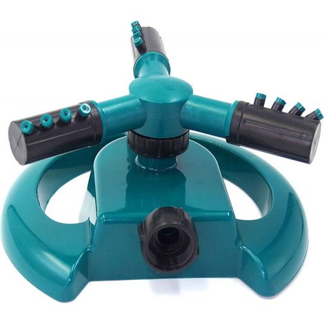 Arroseur rotatif automatique à 360° pour pelouses et jardins, grand outil d'irrigation extérieur en forme de trident (1/5)
