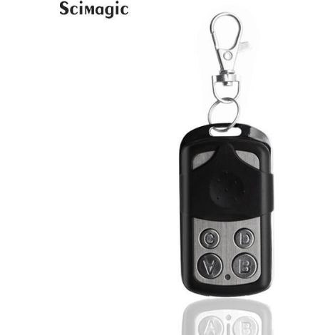 Télécommande Porte De Garage - 303 MHz - Compatible BOL4 BOL6 BRD1 - Acier - 1 Pièce