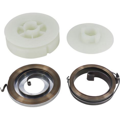 Noyau de soupape de démarrage pour tronçonneuse 45 52 58 avec 2 ressorts de plaque de traction - Démarreur de tronçonneuse simple