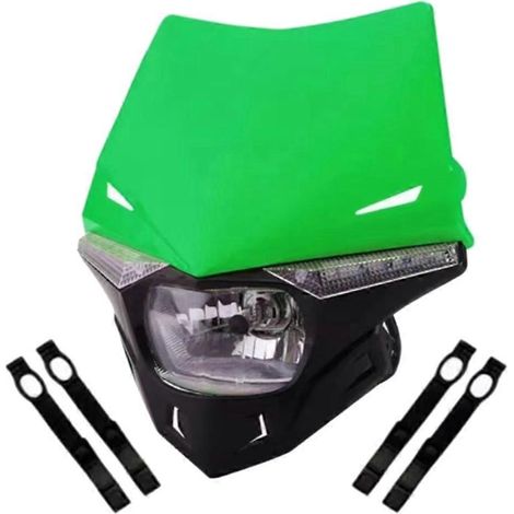 Phare avant de moto tout-terrain EXC SX SXF EXC MX SMR vert (1/5)