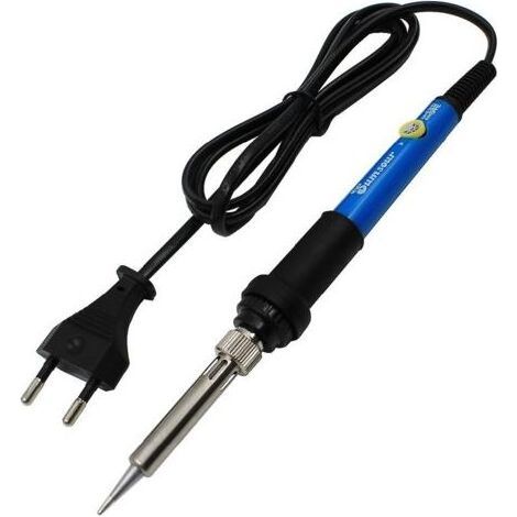 Soldador eléctrico con temperatura regulable, 110 V, 60 W, con punta calefactada. (1/4)
