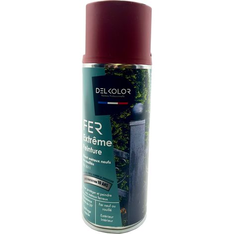 Aérosol De Finition Peinture Fer Antirouille - 400ML Couleur: RAL 3011