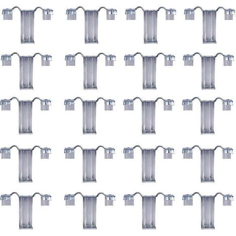 Lot de 20 clips de drainage pour panneaux photovoltaïques (35 mm) (1/5)