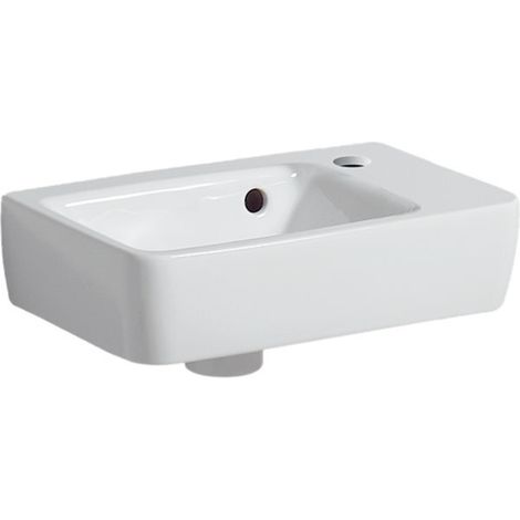 Geberit Renova Plan, lave-mains, saillie réduite, 36x25 cm, 1