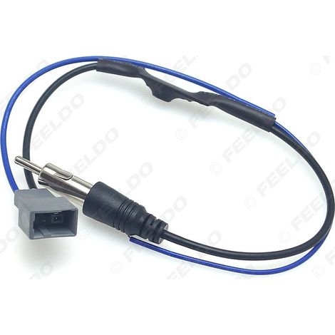 Compatible avec les mises à niveau du système audio Honda Fit, CRV, Civic et Suzuki, câble adaptateur d'antenne radio FM et prise d'antenne.