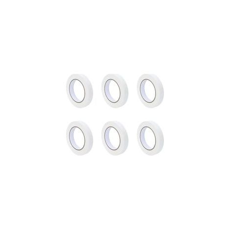 Ruban de masquage pour peintre, 6 rouleaux, blanc, 19 mm x 50 m, papier. (1/5)