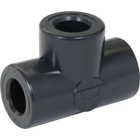 Raccord pression PVC - Té FFF 90° Ø25 NF