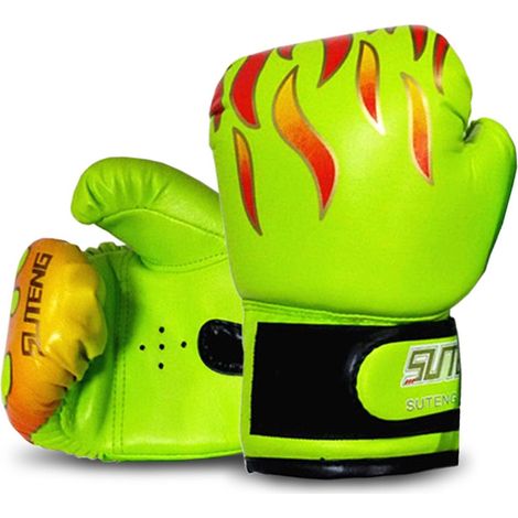 Boxhandschuhe für Kinder, Kickbox-Trainingshandschuhe, Muay-Thai-Handschuhe für Jugendliche, für Boxsäcke und Sauerstoffpolster