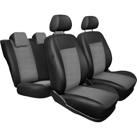 Housse de Siège Personnalisé pour Citroën Berlingo 2019-2026 (5 Places), Housse de Siège Auto Imperméable, Protecteur de Siège Noir, Set Complet,pour Berlingo 2019-2026 5 Places (1/5)