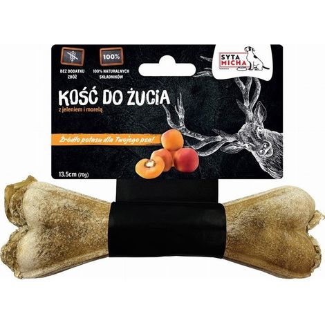 Os à mâcher Syta Micha pour chiens Longueur 13,5 cm - Cerf et abricot 13,5 cm