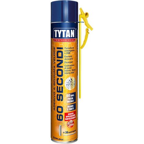 Tytan SCHIUMA POLIURETANICA 60 SECONDI MANUALE ml.750