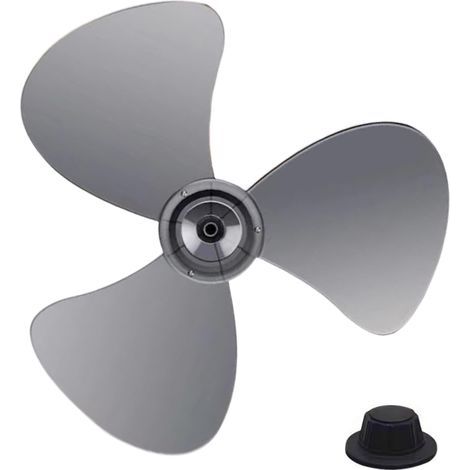 Hélice De Ventilateu, 3 Pales Pou Ventilateu Électique, Pièces De echange Pou Pales De Ventilateus, Compatible Avec La Plupat Des Modèles De Ventilateus Su Pied (1/4)