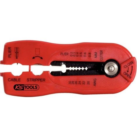KS Tools Multifunktions-Abisolierwerkzeug, 0,2-0,8mm - 115.1251