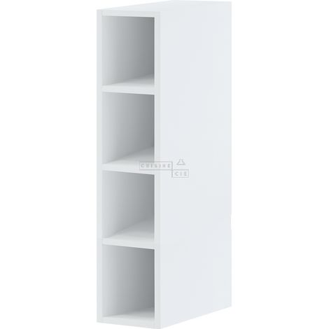 Etagère range bouteilles de cuisine Bellissi Blanc L 20 cm