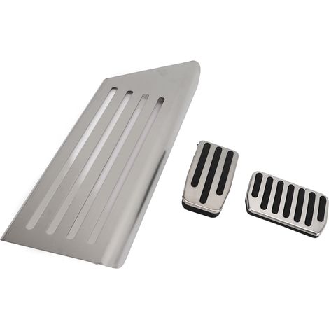 Lot de 3 pédales de frein de voiture antidérapantes, antirouille et confortables, compatibles avec Tesla Model 3 (2017-2022) et Model B (à partir de 2021). (1/5)