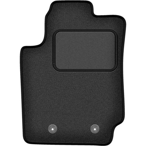 Alfombrilla de terciopelo para el conductor para: Ford Ranger MK5 FL pickup (2015-2022) Grafito