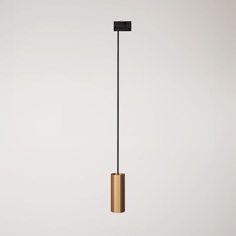 Creative Cables - Candeeiro suspenso com abajur Tub-E14 para calhas - lâmpada incluída