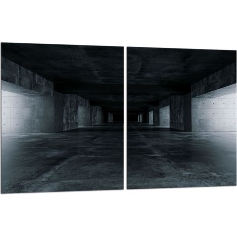 2x PIASTRE DI PROTEZIONE IN VETRO PER FORNELLO 40x52 TUNNEL (1/5)