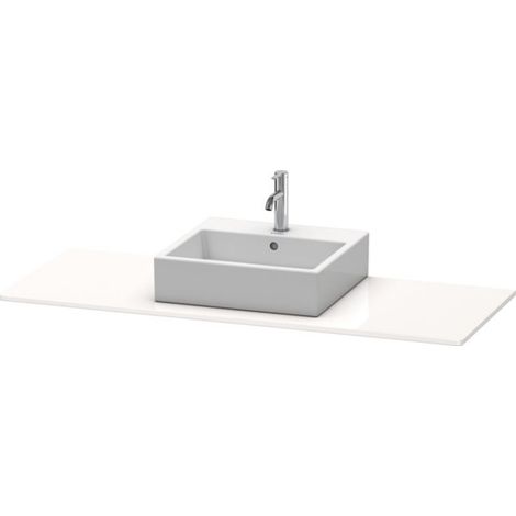 Console Duravit XSquare, 1 découpe au centre, 1400x16x550mm, (1/3)