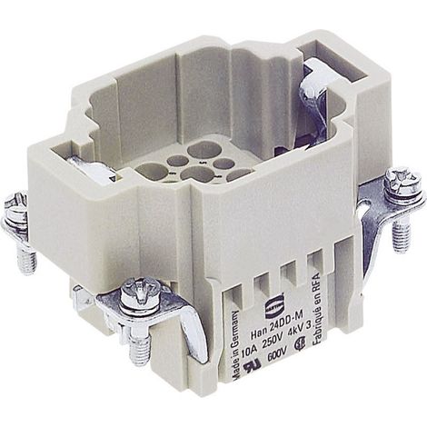 HARTING 09160243001 Stifteinsatz Han® DD 24 + PE Crimpen 1 St.