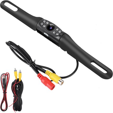 Caméra de recul voiture universelle HD 170° avec vision nocturne 8 LED étanche pour parking (1/5)