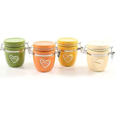 ETM Amore Barattolo H 10 Cm Assortiti 4 Pz